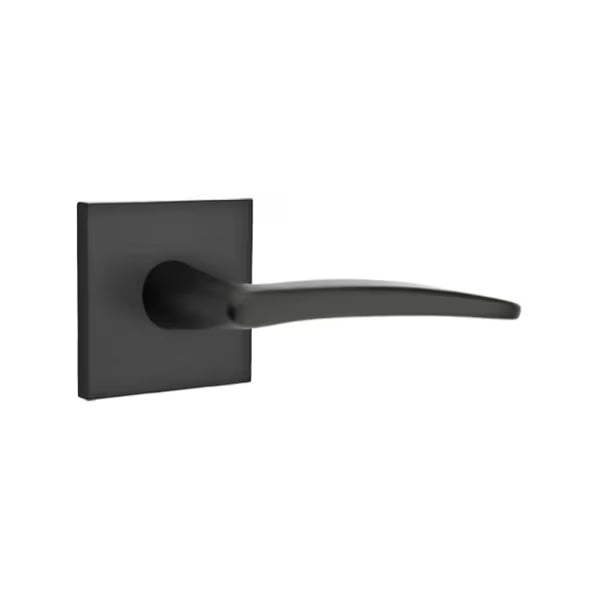 Emtek Poseidon Interior Mortise Lever with Square Rosette