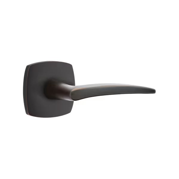 Emtek Poseidon Interior Mortise Lever with Urban Rosette