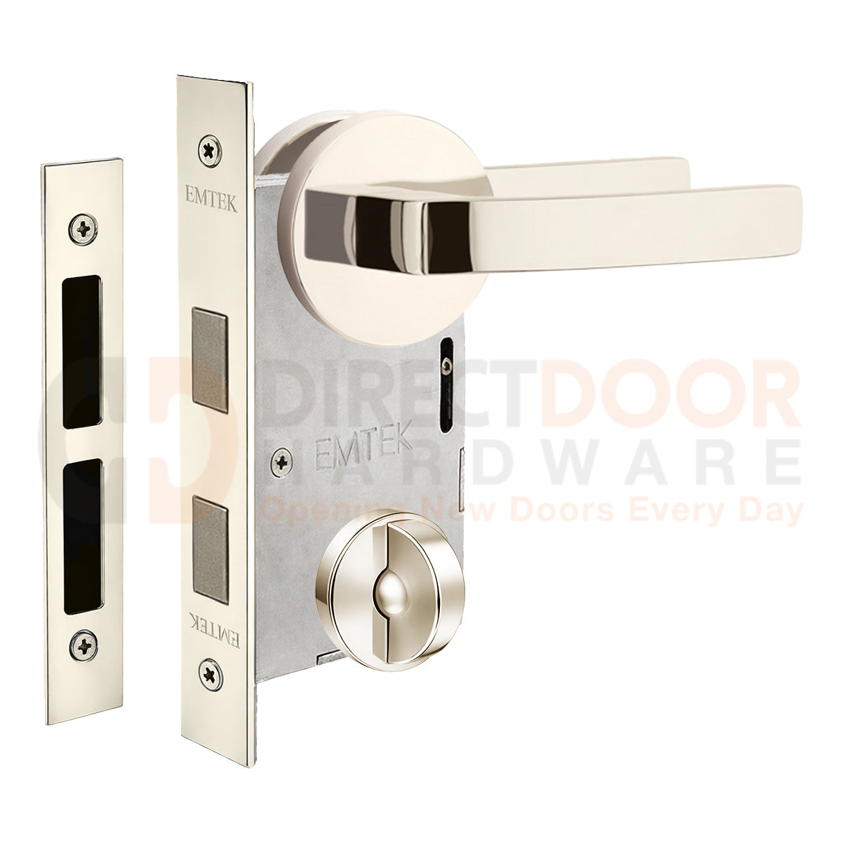 Emtek Breslin Interior Mortise Lever with Disk Rosette