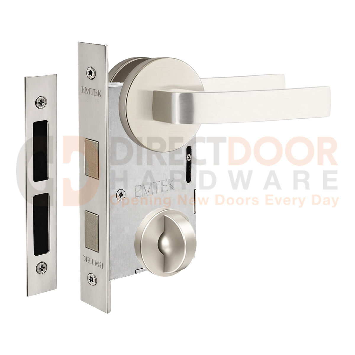 Emtek Breslin Interior Mortise Lever with Disk Rosette
