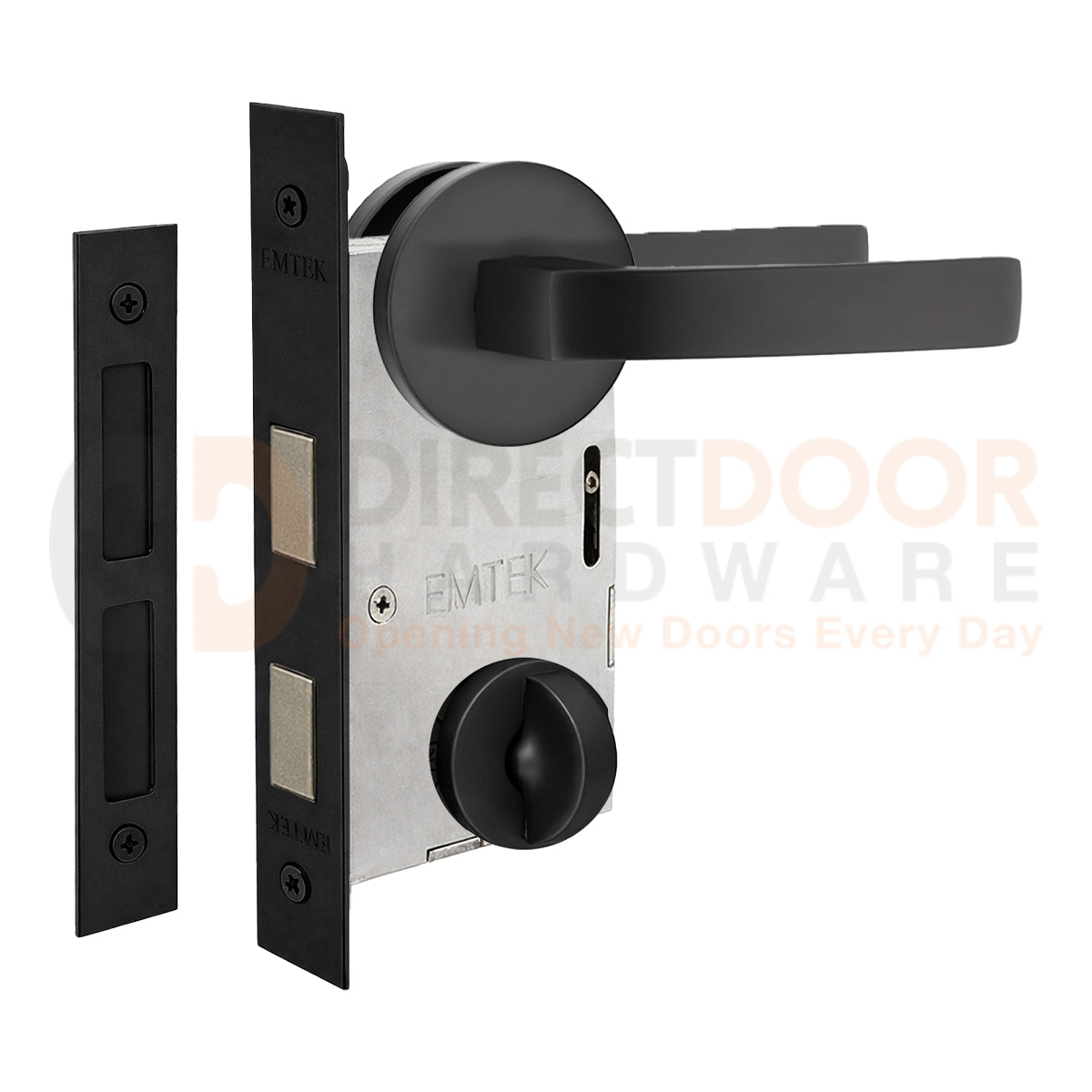 Emtek Breslin Interior Mortise Lever with Disk Rosette