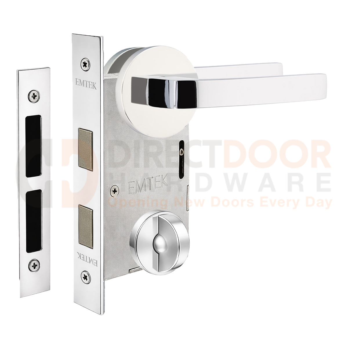 Emtek Breslin Interior Mortise Lever with Disk Rosette