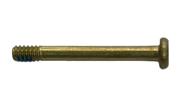 Emtek Privacy Lock Push Pin in Unlaquered Brass