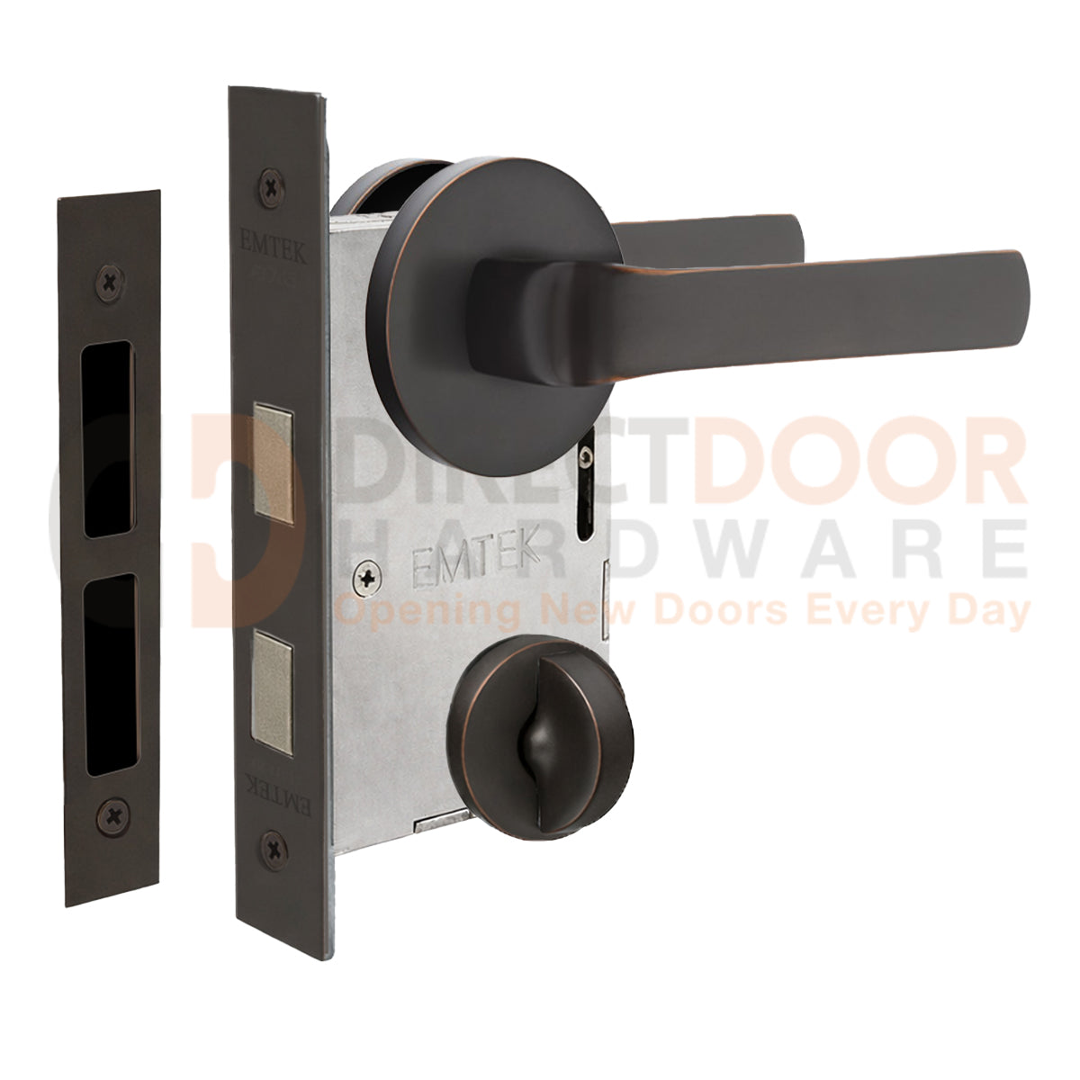 Emtek Spencer Interior Mortise Lever with Disk Rosette