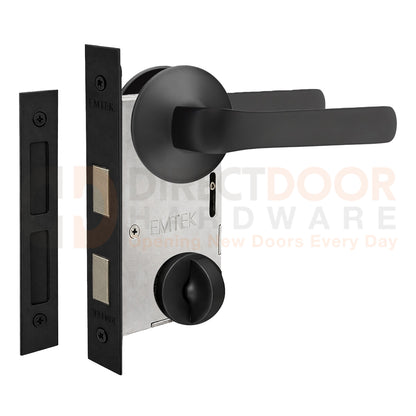 Emtek Spencer Interior Mortise Lever with Modern Rosette