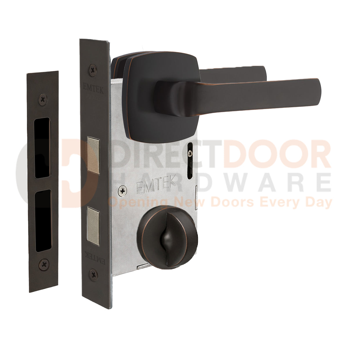 Emtek Spencer Interior Mortise Lever with Urban Rosette