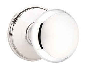 Emtek Providence Knob with Watford Rosette in Polished Chrome