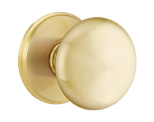 Emtek Providence Knob with Watford Rosette in Satin Brass