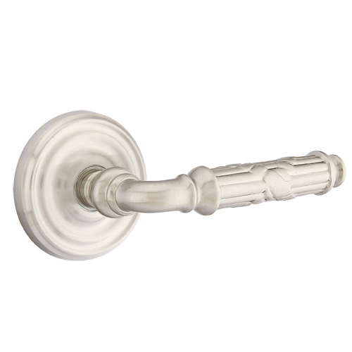 Emtek Ribbon And Reed Lever With Regular Rosette