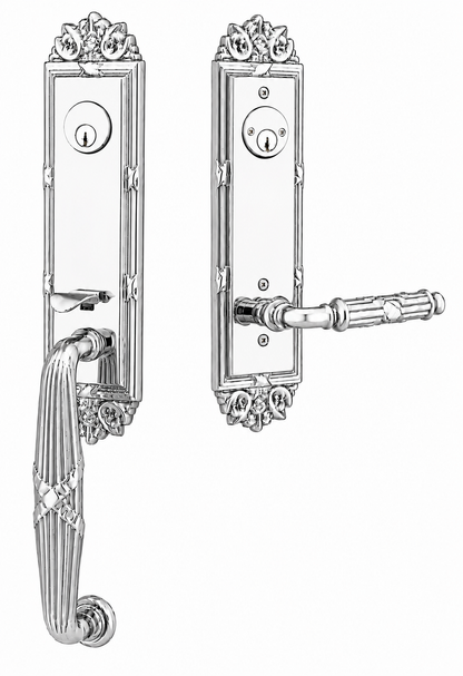 Emtek Ribbon & Reed Entrance Handleset