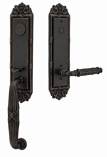 Emtek Ribbon & Reed Entrance Handleset