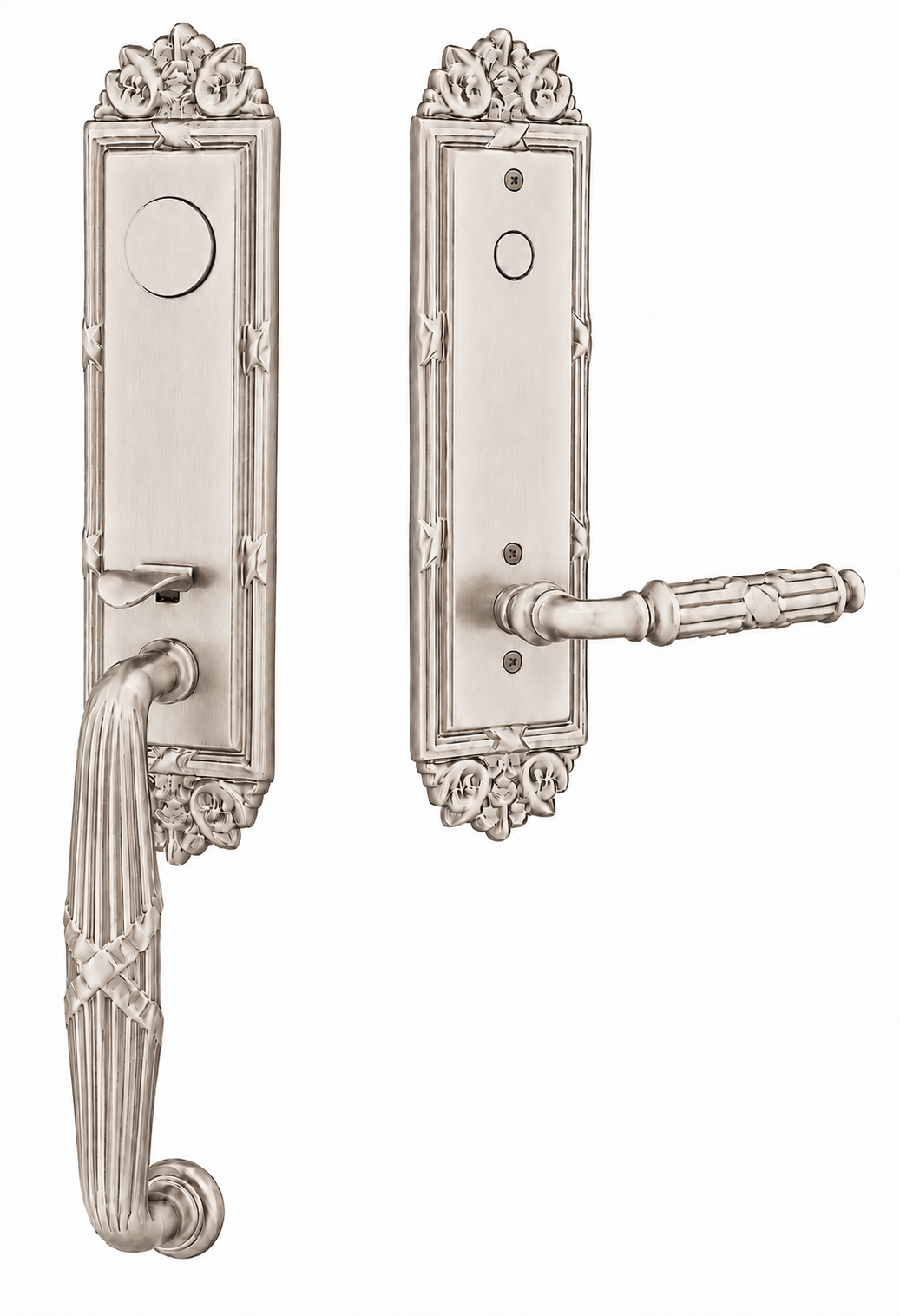 Emtek Ribbon & Reed Entrance Handleset