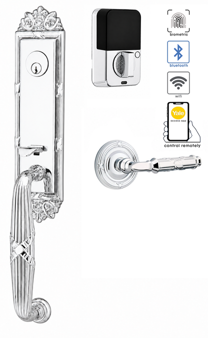 Emtek Ribbon & Reed Entrance Handleset