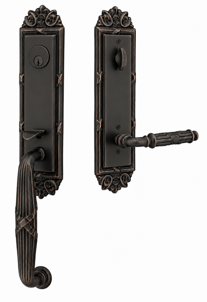 Emtek Ribbon & Reed Entrance Handleset