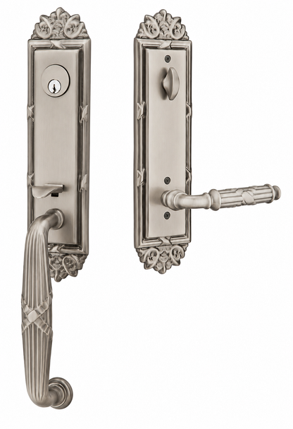 Emtek Ribbon & Reed Entrance Handleset