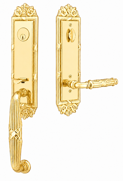 Emtek Ribbon & Reed Entrance Handleset
