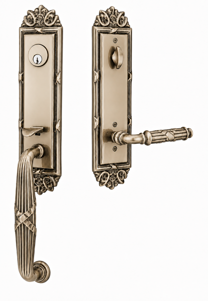 Emtek Ribbon & Reed Entrance Handleset