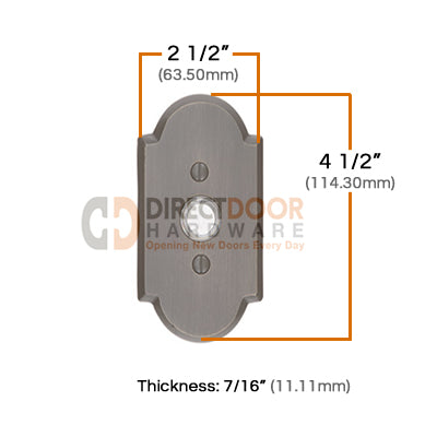 Emtek, Sandcast Style 1 Doorbell Cover