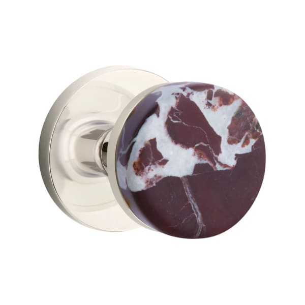 Emtek Rosso Levanto Interior Mortise Knob with Disk Rosette