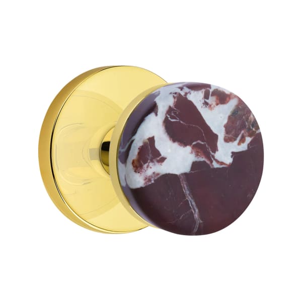 Emtek Rosso Levanto Interior Mortise Knob with Disk Rosette