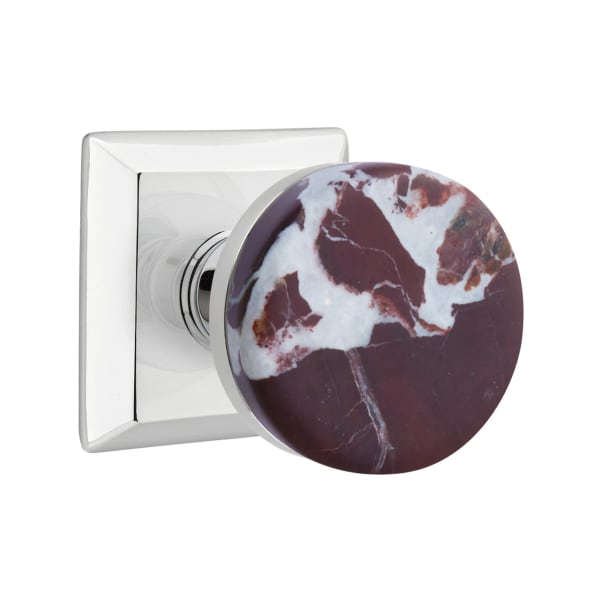 Emtek Rosso Levanto Interior Mortise Knob with Quincy Rosette