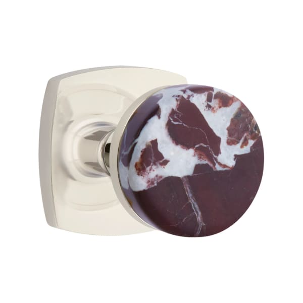 Emtek Rosso Levanto Interior Mortise Knob with Urban Rosette