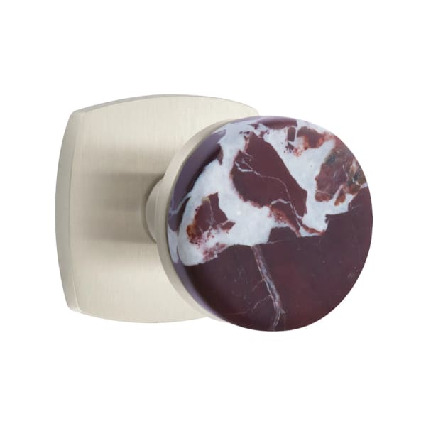 Emtek Rosso Levanto Interior Mortise Knob with Urban Rosette