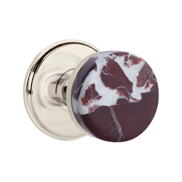 Emtek Rosso Levanto Interior Mortise Knob with Watford Rosette