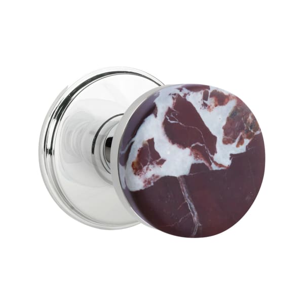 Emtek Rosso Levanto Interior Mortise Knob with Watford Rosette