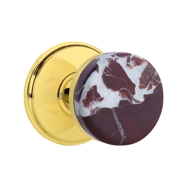 Emtek Rosso Levanto Interior Mortise Knob with Watford Rosette