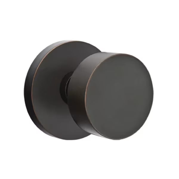 Emtek Round Interior Mortise Knob with Disk Rosette