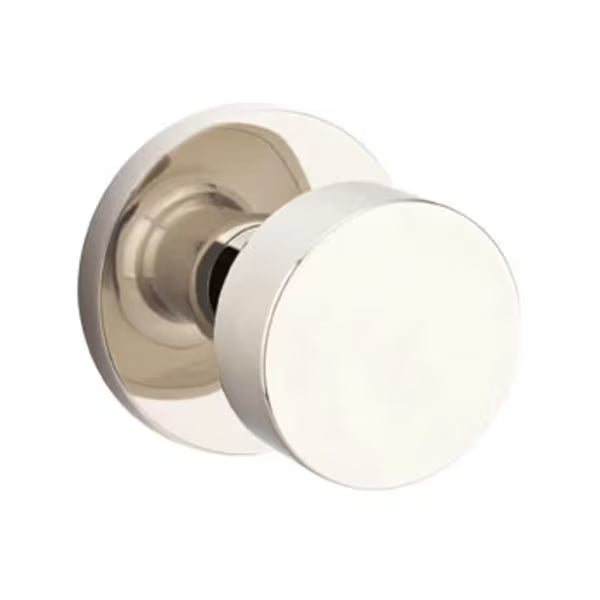 Emtek Round Interior Mortise Knob with Disk Rosette