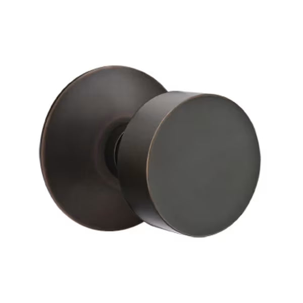 Emtek Round Interior Mortise Knob with Modern Rosette