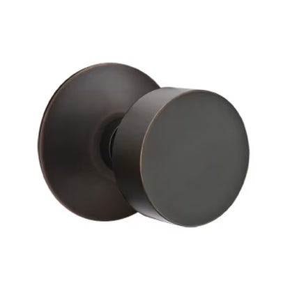 Emtek Round Interior Mortise Knob with Modern Rosette