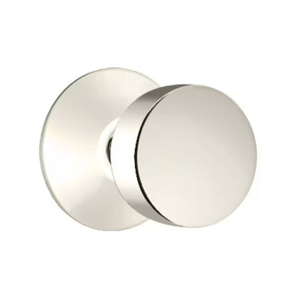Emtek Round Interior Mortise Knob with Modern Rosette