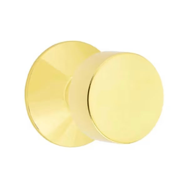 Emtek Round Interior Mortise Knob with Modern Rosette