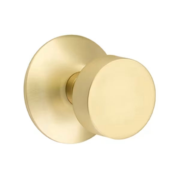 Emtek Round Interior Mortise Knob with Modern Rosette