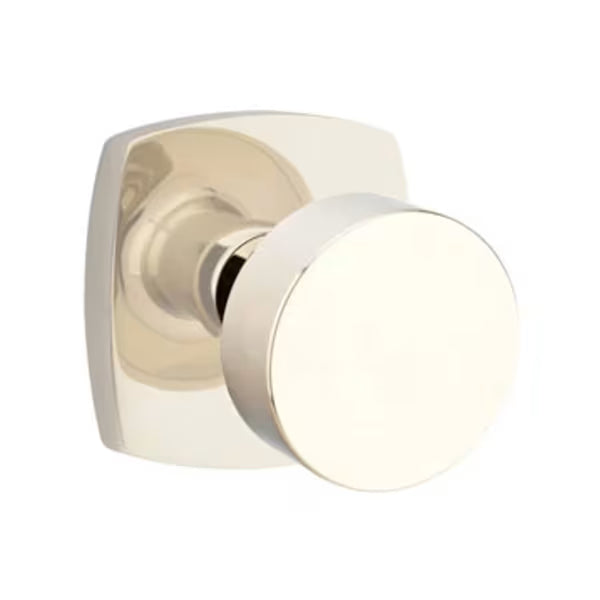 Emtek Round Interior Mortise Knob with Urban Rosette