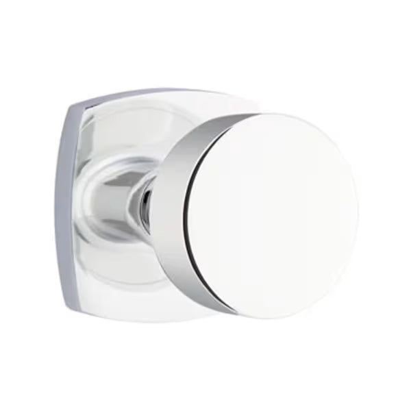 Emtek Round Interior Mortise Knob with Urban Rosette