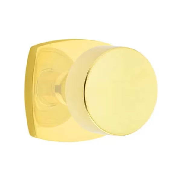 Emtek Round Interior Mortise Knob with Urban Rosette