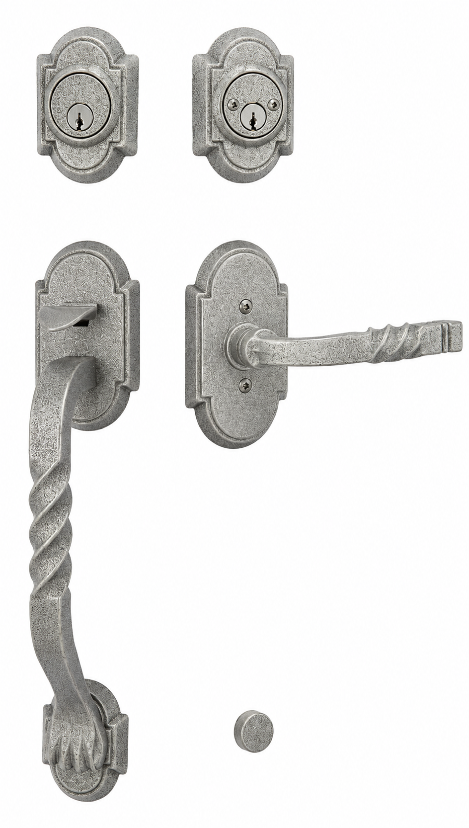 Emtek Wrought Steel San Carlos Sectional Handleset