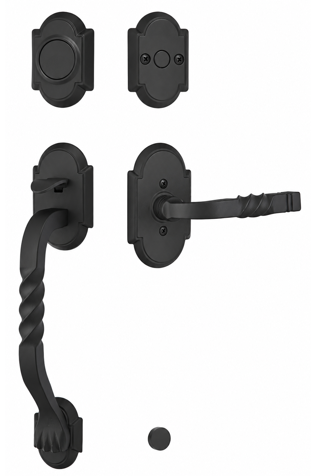 Emtek Wrought Steel San Carlos Sectional Handleset