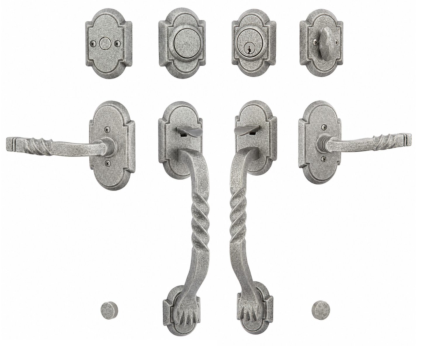 Emtek Wrought Steel San Carlos Sectional Handleset