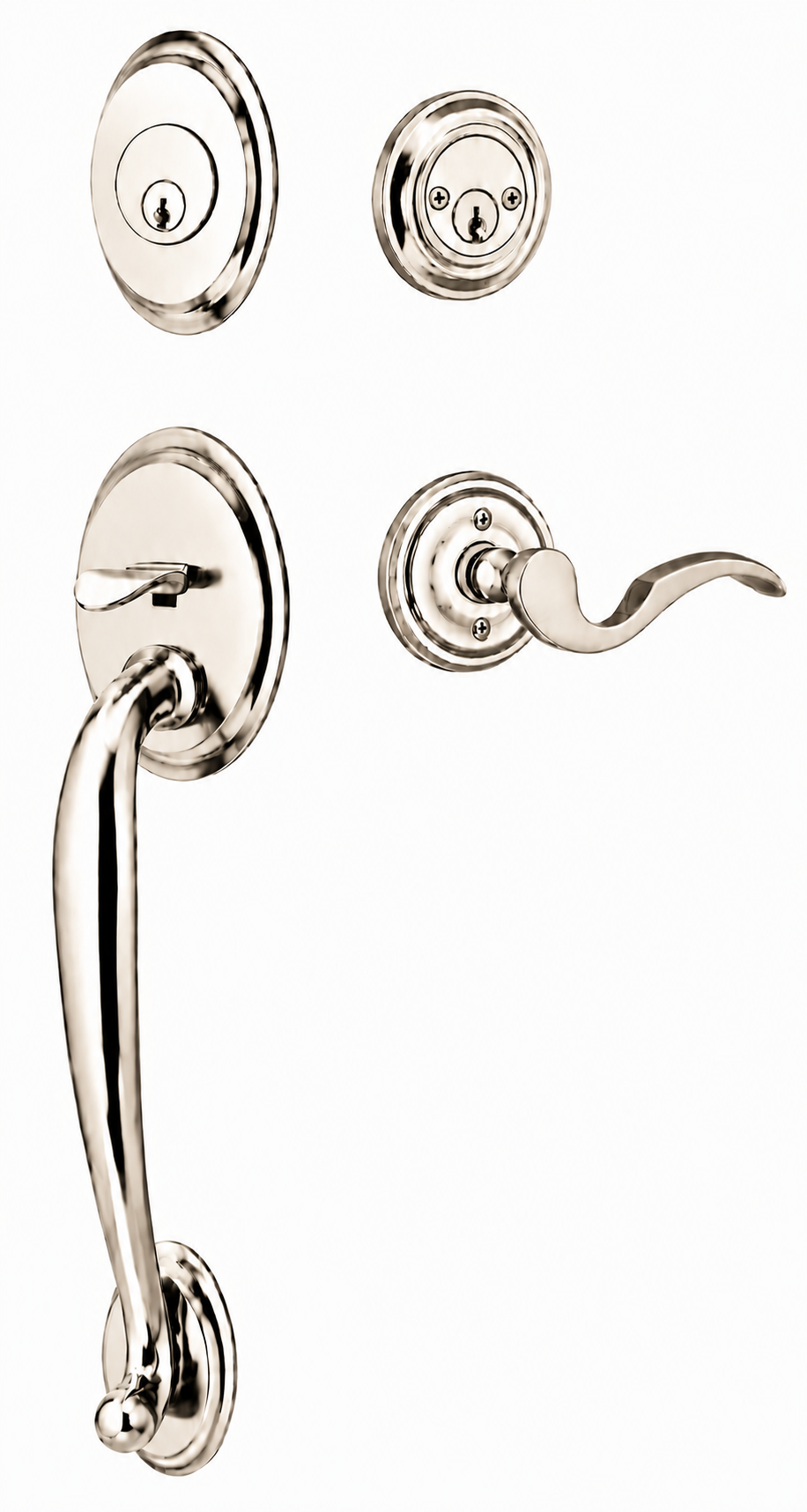 Emtek Saratoga Entrance Handleset