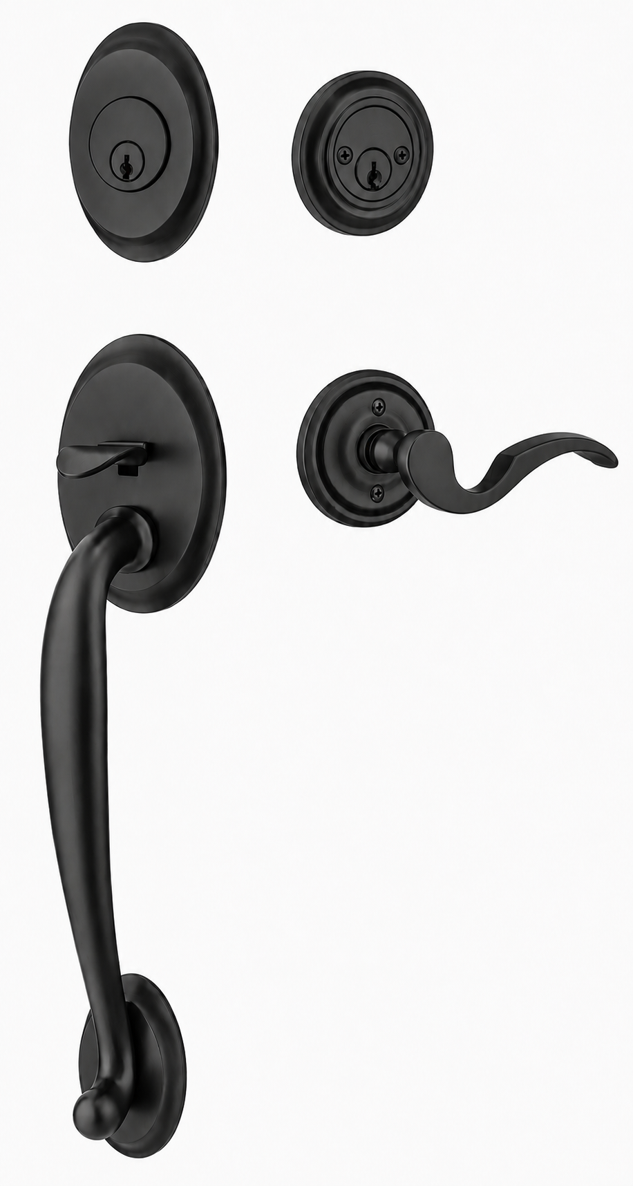 Emtek Saratoga Entrance Handleset