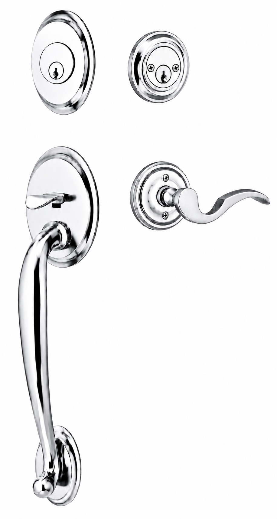 Emtek Saratoga Entrance Handleset