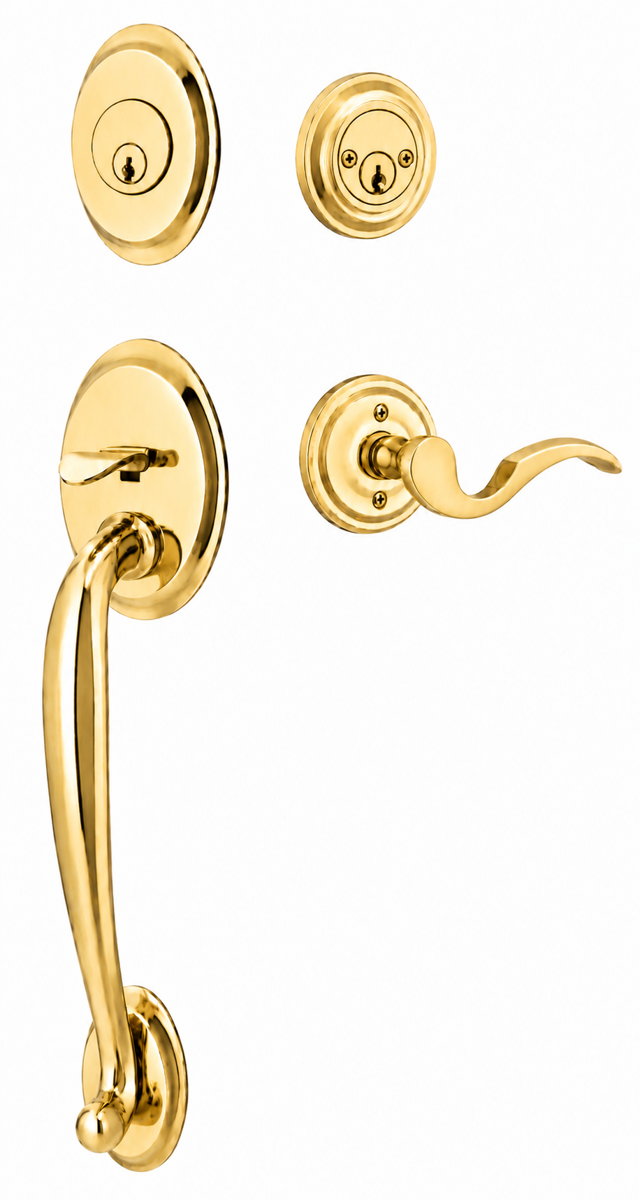Emtek Saratoga Entrance Handleset
