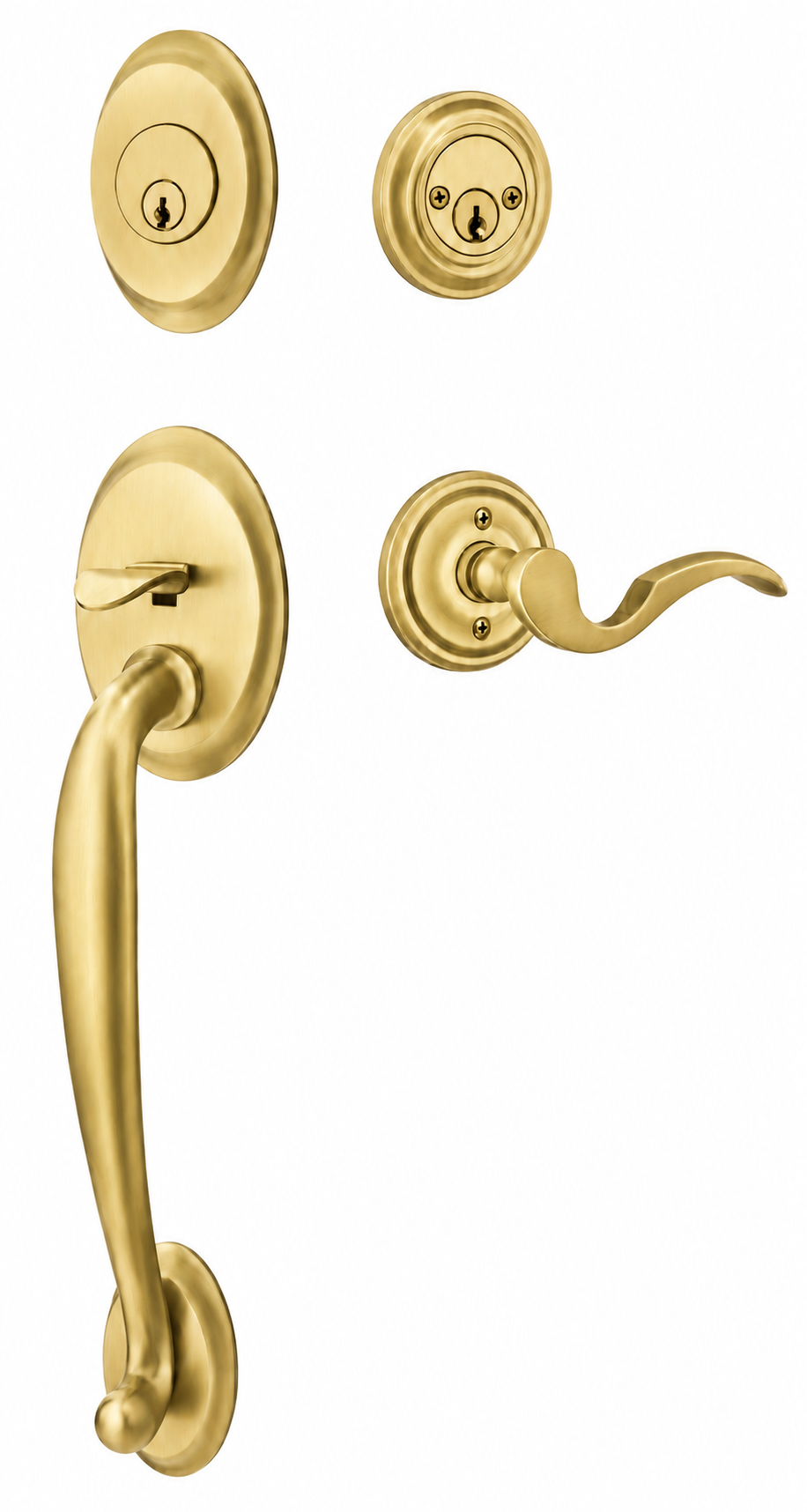 Emtek Saratoga Entrance Handleset