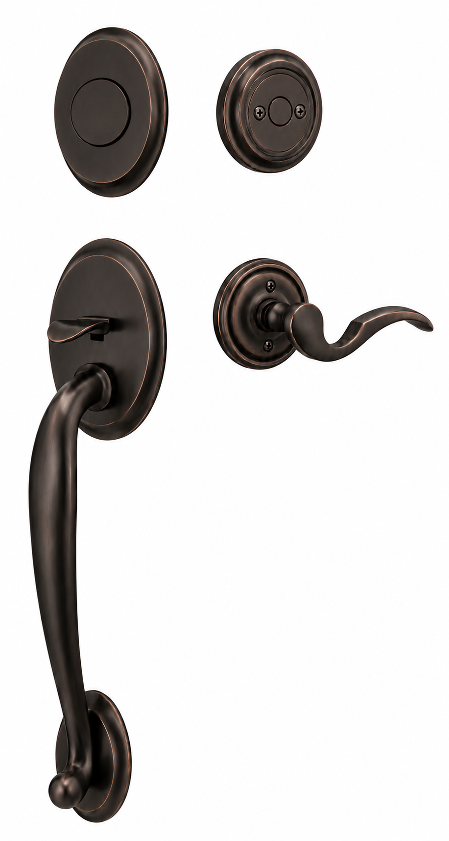 Emtek Saratoga Entrance Handleset