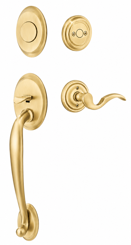 Emtek Saratoga Entrance Handleset